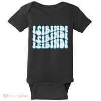 Groovy Wavy Style School Spirit Wear Baby Bodysuit thumb 0