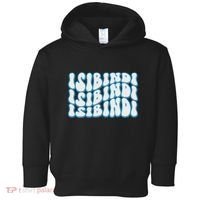 Groovy Wavy Style School Spirit Wear Toddler Hoodie thumb 0