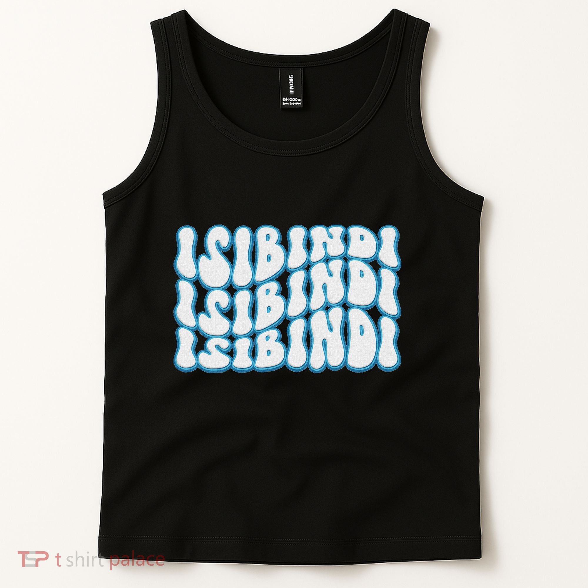 Groovy Wavy Style School Spirit Wear Tank Top