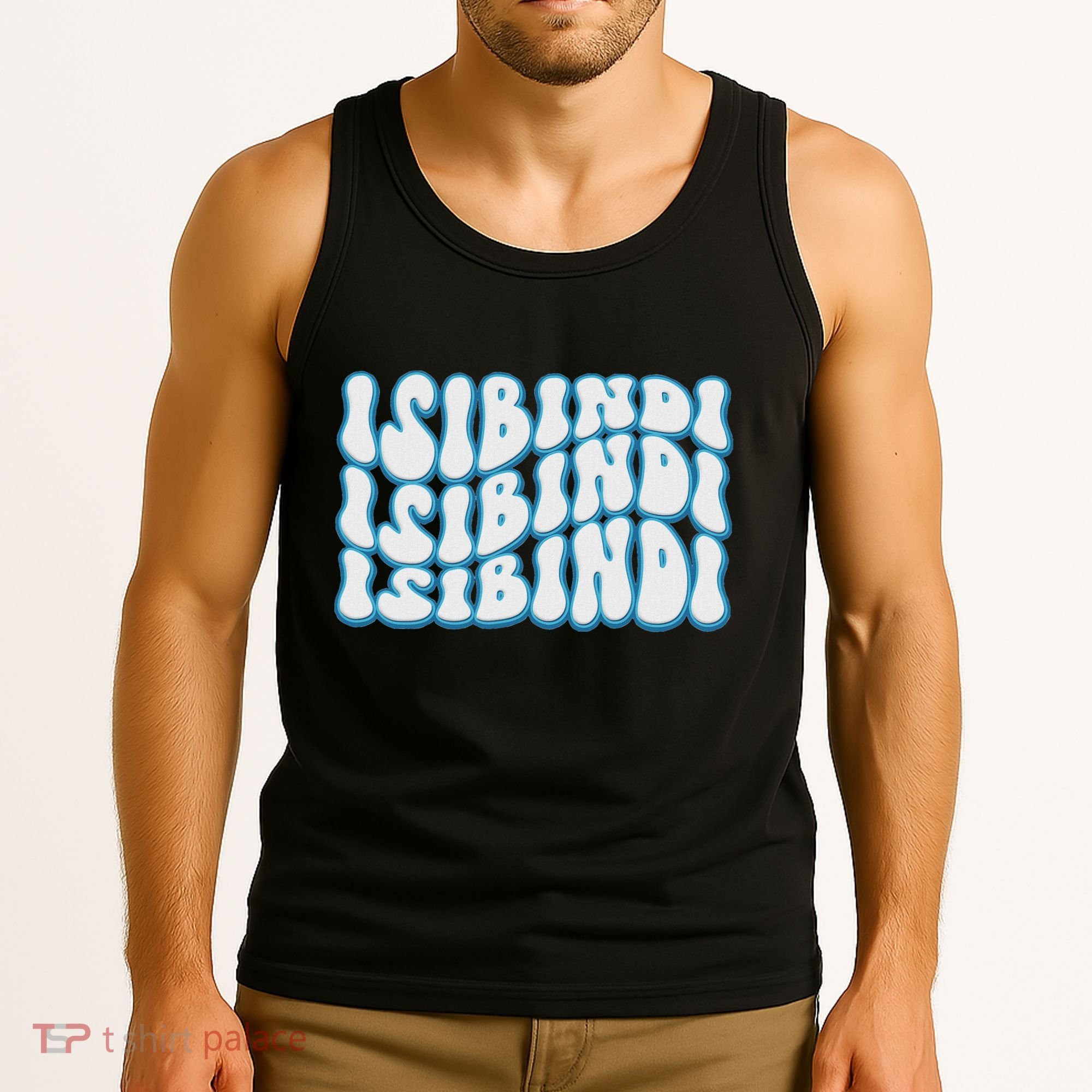 Groovy Wavy Style School Spirit Wear Tank Top