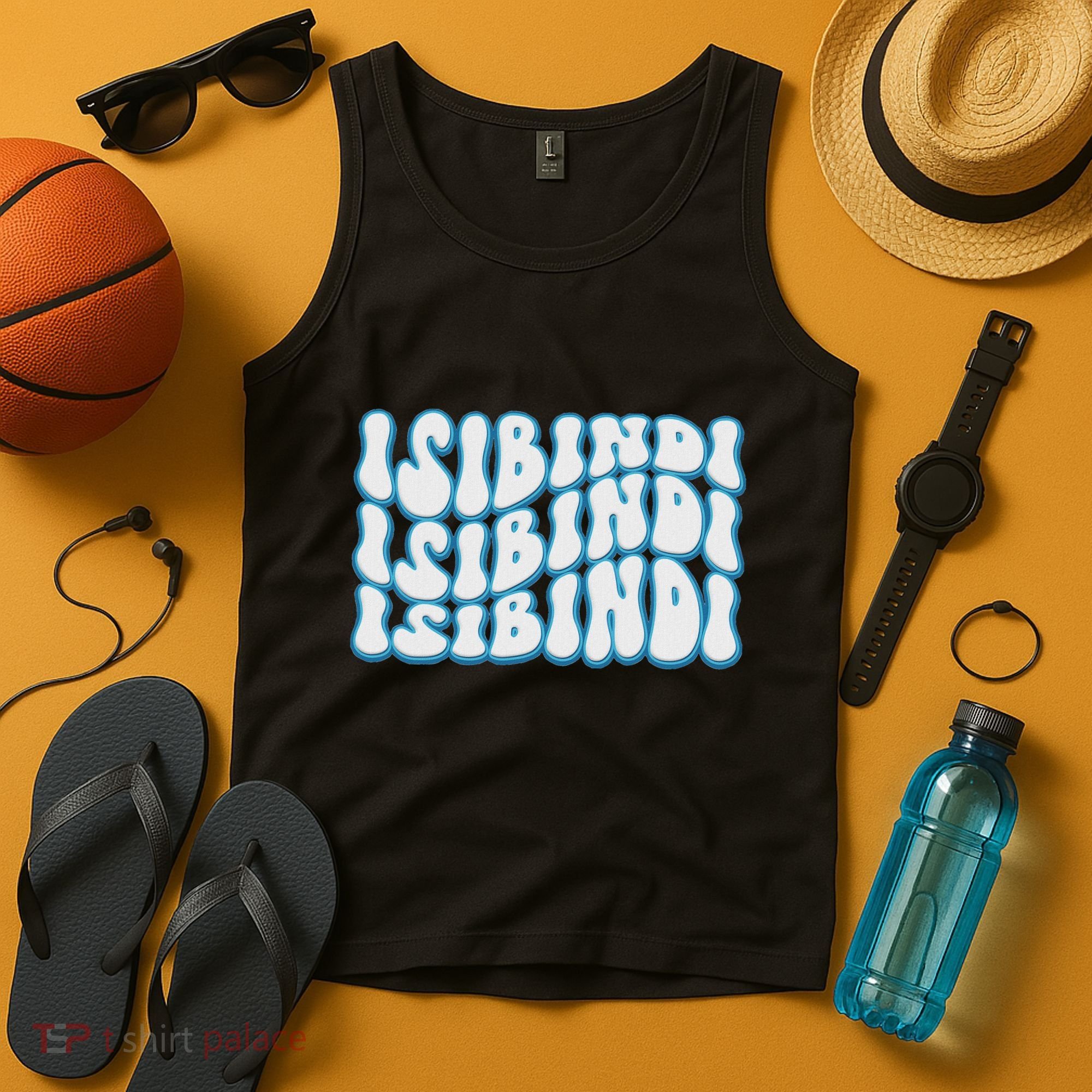 Groovy Wavy Style School Spirit Wear Tank Top