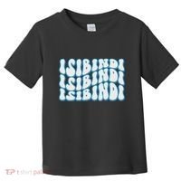 Groovy Wavy Style School Spirit Wear Toddler T-Shirt thumb 0