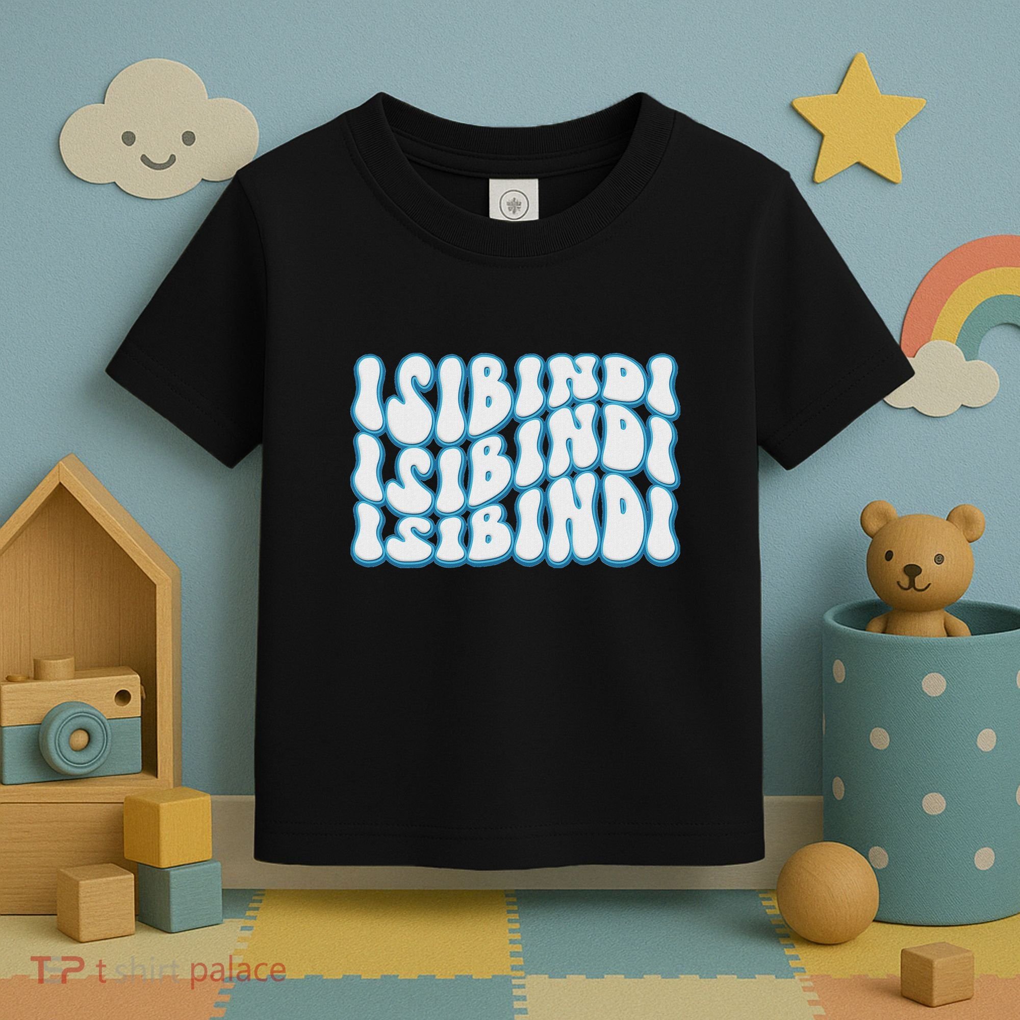 Groovy Wavy Style School Spirit Wear Toddler T-Shirt
