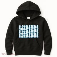 Groovy Wavy Style School Spirit Wear Kids Hoodie thumb 0