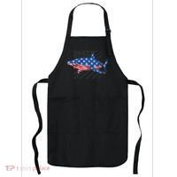 Great White Shark USA Flag Week Sharks Apron thumb 0
