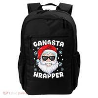 Gangsta Wrapper Santa Gangster Wrapper Funny Christmas Backpack thumb 0