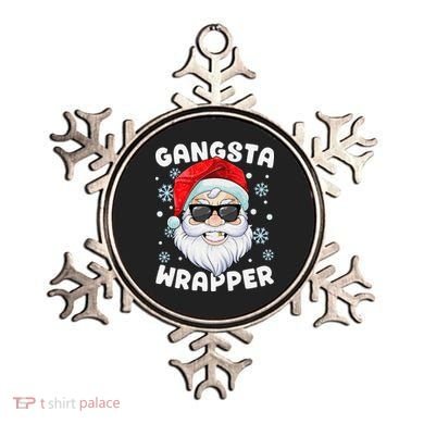 Gangsta Wrapper Santa Gangster Wrapper Funny Christmas Ornament