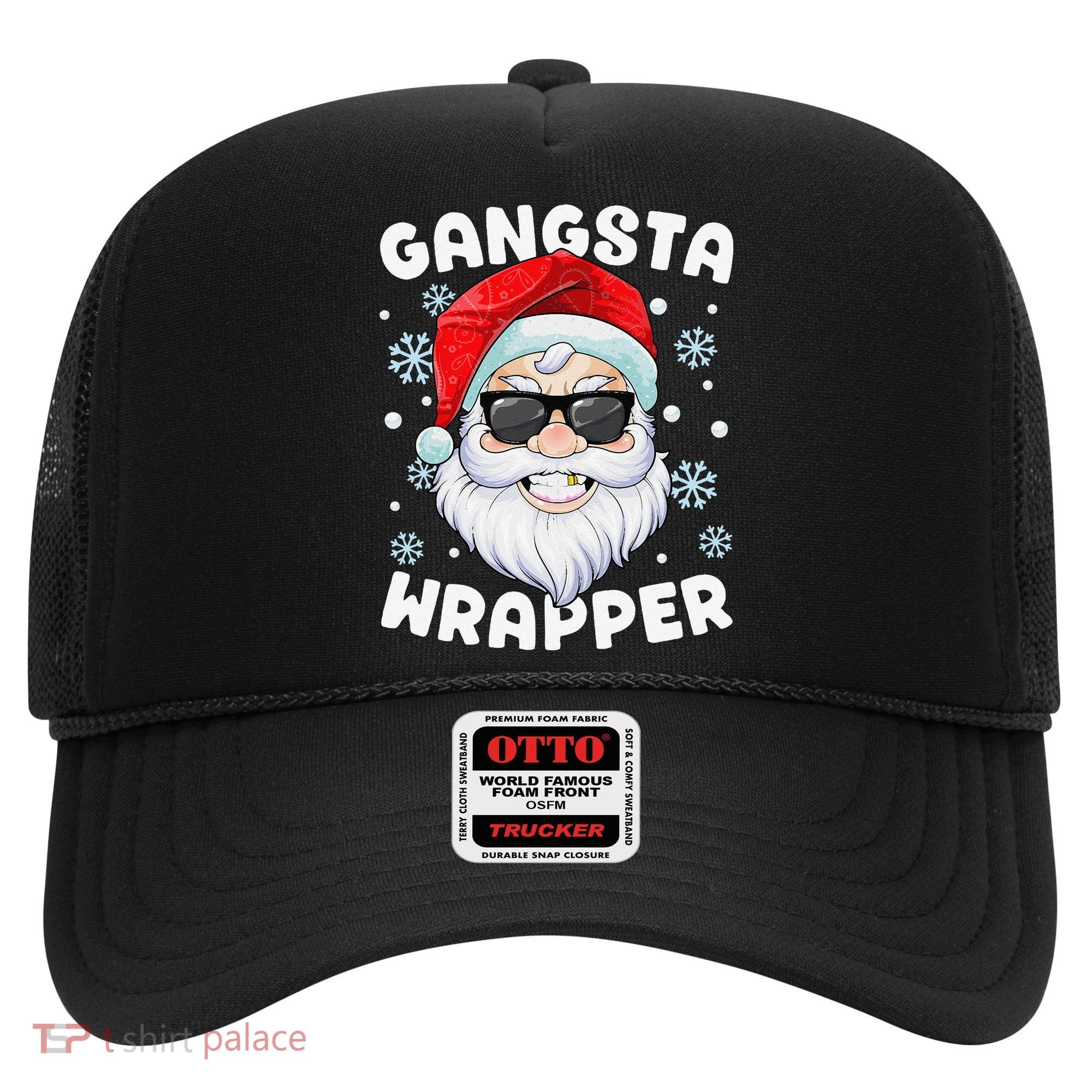 Gangsta Wrapper Santa Gangster Wrapper Funny Christmas Hat