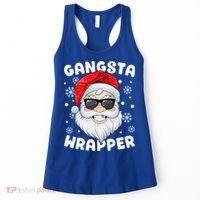 Gangsta Wrapper Santa Gangster Wrapper Funny Christmas Women's Tank Top thumb 0