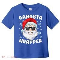 Gangsta Wrapper Santa Gangster Wrapper Funny Christmas Toddler T-Shirt thumb 0
