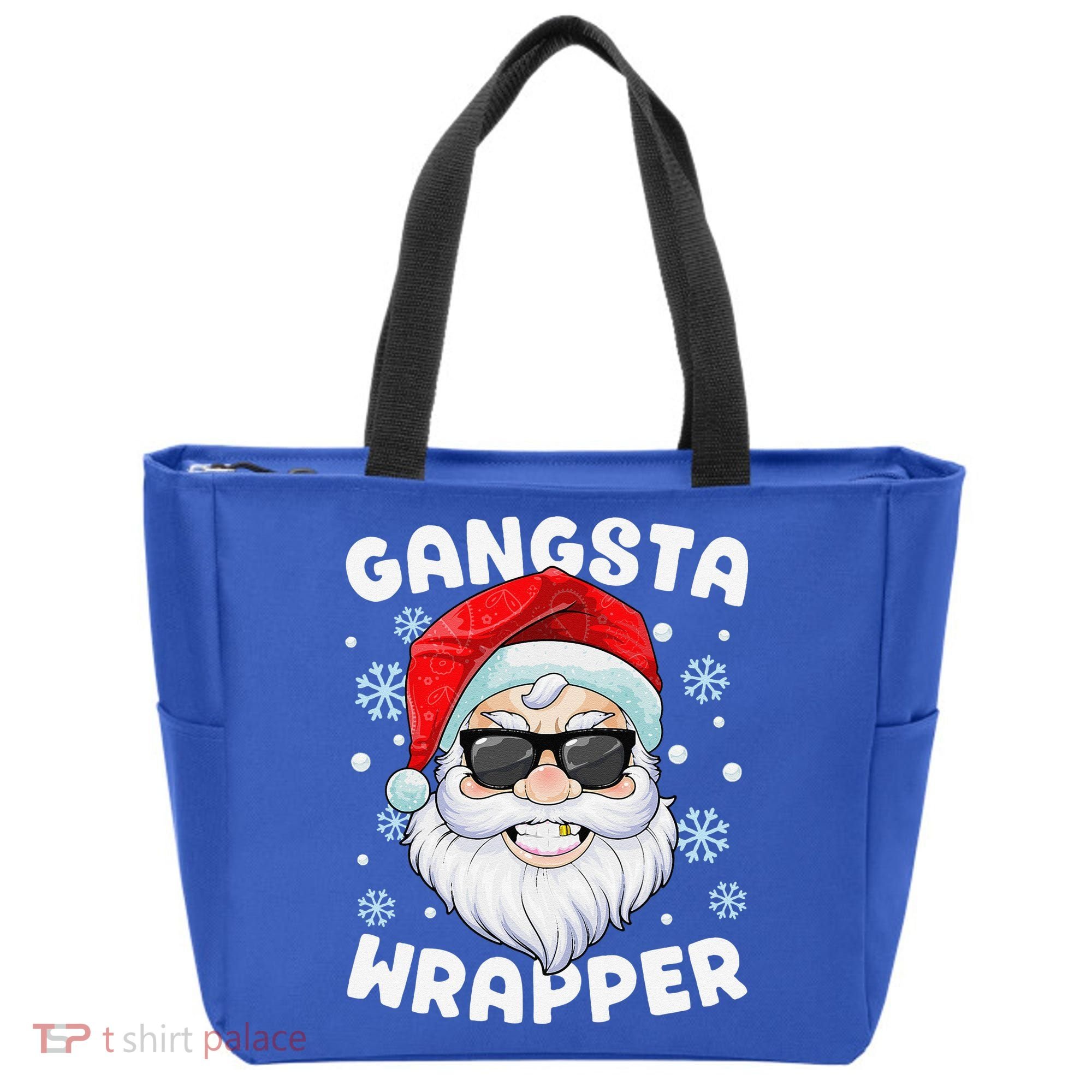 Gangsta Wrapper Santa Gangster Wrapper Funny Christmas Tote Bag