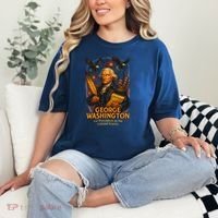 George Washington The Presidential Chronicles Comfort Colors T-Shirt thumb 2