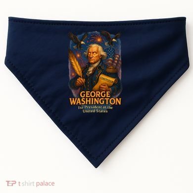 George Washington The Presidential Chronicles USA-Made Doggie Bandana