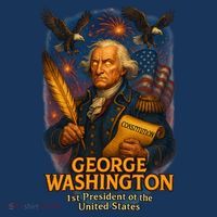 George Washington The Presidential Chronicles Women's Hoodie thumb 2