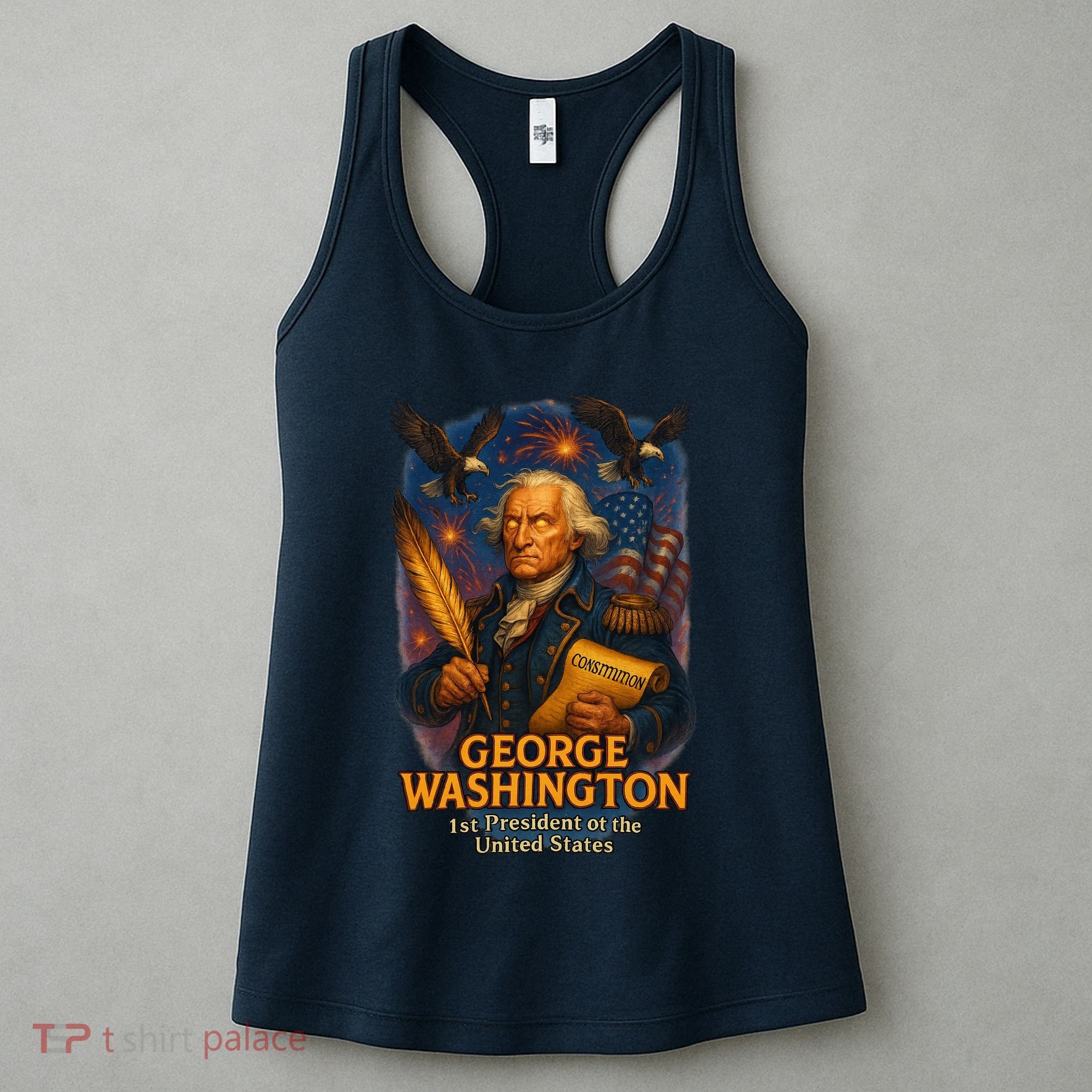 George Washington The Presidential Chronicles Women's Tank Top