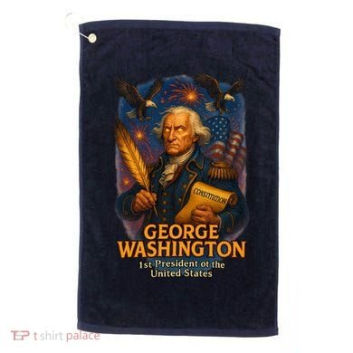 George Washington The Presidential Chronicles Golf Towel
