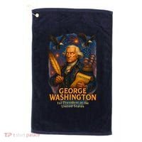 George Washington The Presidential Chronicles Golf Towel thumb 0