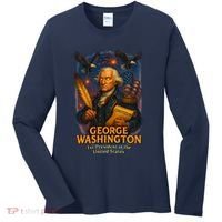 George Washington The Presidential Chronicles Women's Long Sleeve Shirt thumb 0