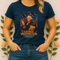 George Washington The Presidential Chronicles Women's T-Shirt thumb 2
