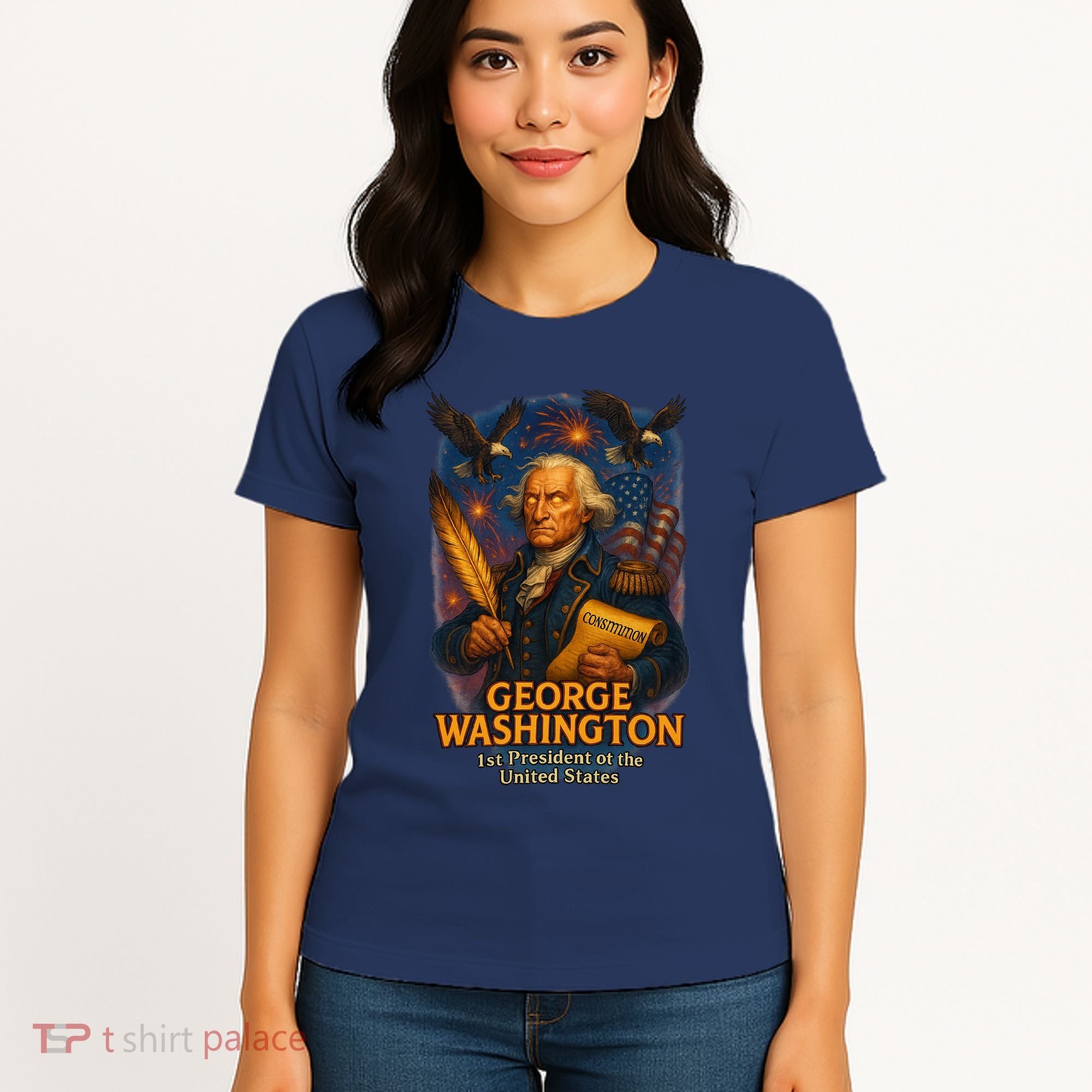 George Washington The Presidential Chronicles Women's T-Shirt