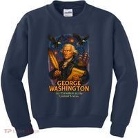 George Washington The Presidential Chronicles Kids Sweatshirt thumb 0