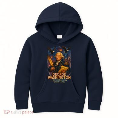 George Washington The Presidential Chronicles Kids Hoodie