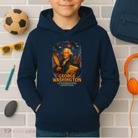 George Washington The Presidential Chronicles Kids Hoodie thumb 2