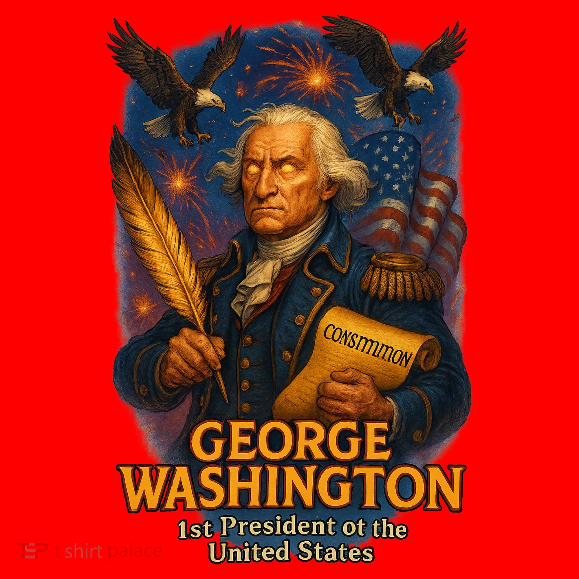 George Washington The Presidential Chronicles Santa Hat