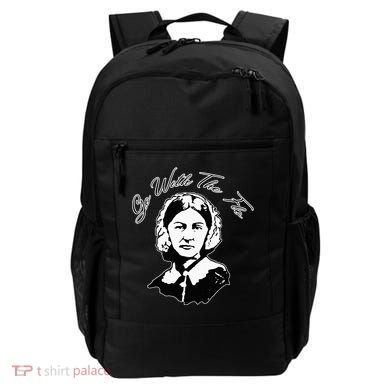 Go With The Flo Florence Nightingale Funny Nurse Backpack