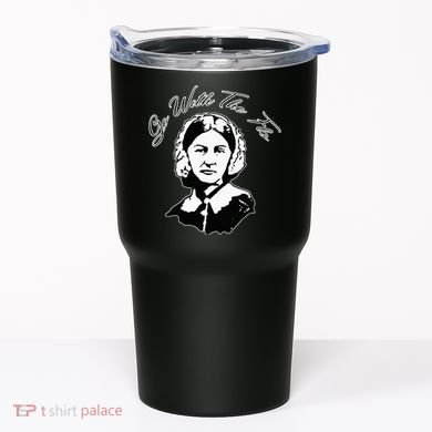 Go With The Flo Florence Nightingale Funny Nurse Tumbler