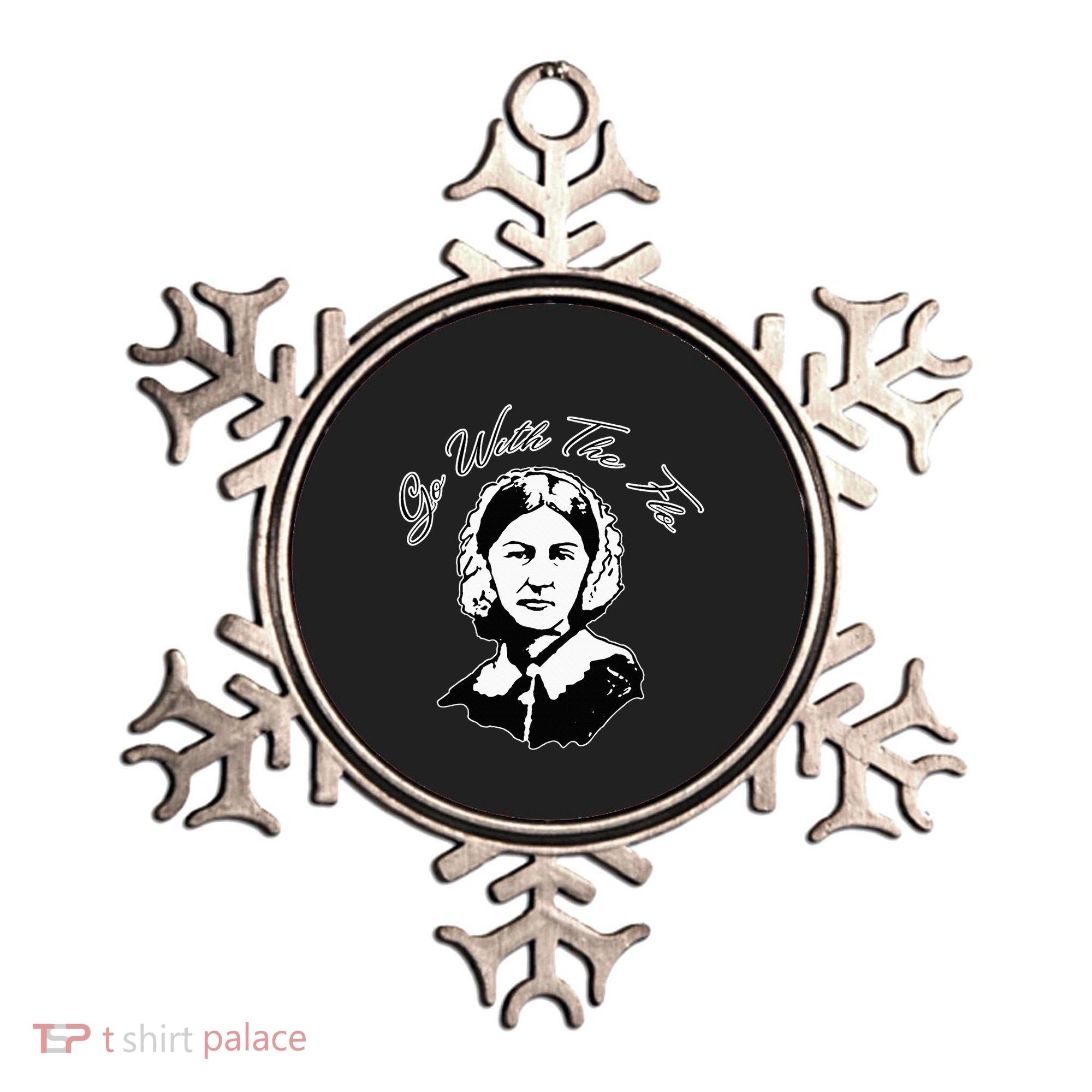 Go With The Flo Florence Nightingale Funny Nurse Ornament