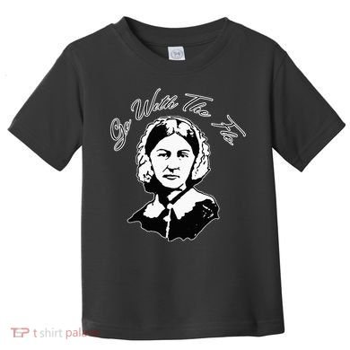 Go With The Flo Florence Nightingale Funny Nurse Toddler T-Shirt