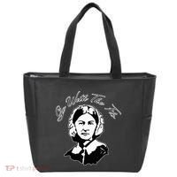 Go With The Flo Florence Nightingale Funny Nurse Tote Bag thumb 0