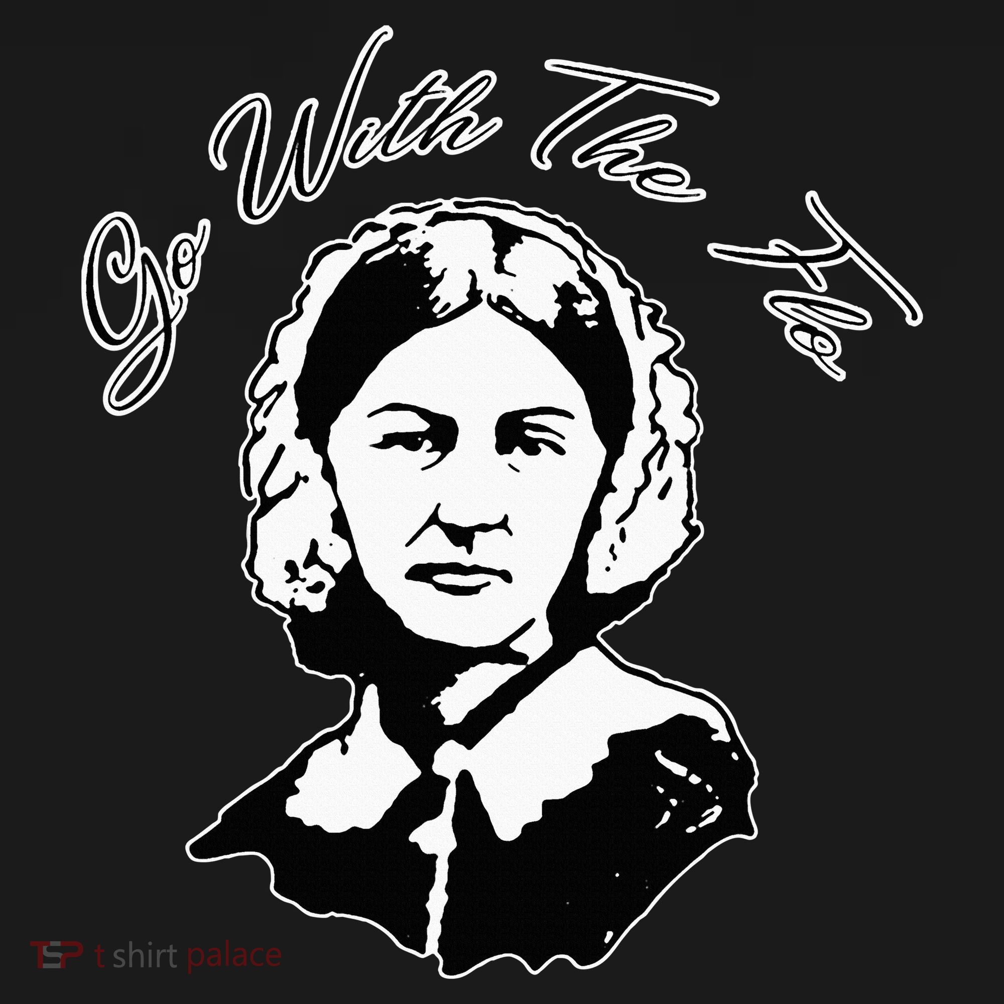 Go With The Flo Florence Nightingale Funny Nurse Tote Bag