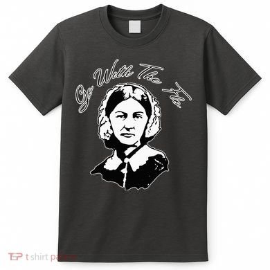Go With The Flo Florence Nightingale Funny Nurse T-Shirt