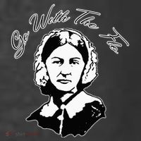 Go With The Flo Florence Nightingale Funny Nurse Women's Hoodie thumb 2