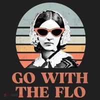 Go With The Flo Funny Nursing Women's Sweatshirt thumb 2