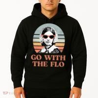 Go With The Flo Funny Nursing Hoodie thumb 2