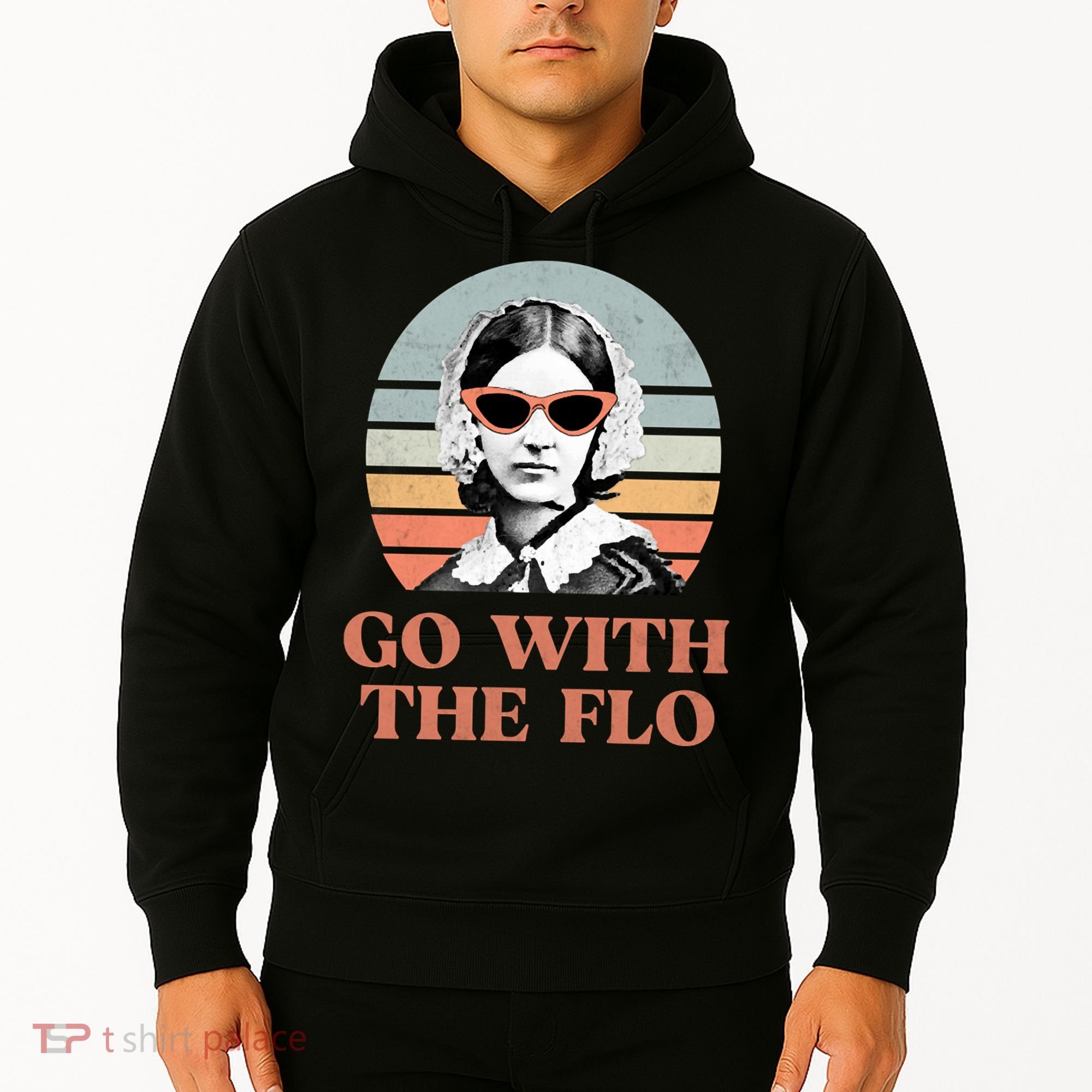 Go With The Flo Funny Nursing Hoodie