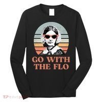 Go With The Flo Funny Nursing Long Sleeve Shirt thumb 0