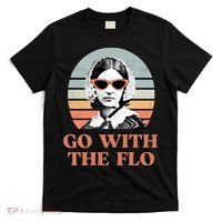 Go With The Flo Funny Nursing T-Shirt thumb 0