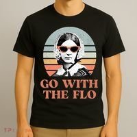 Go With The Flo Funny Nursing T-Shirt thumb 3