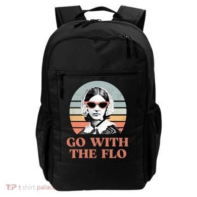 Go With The Flo Funny Nursing Backpack