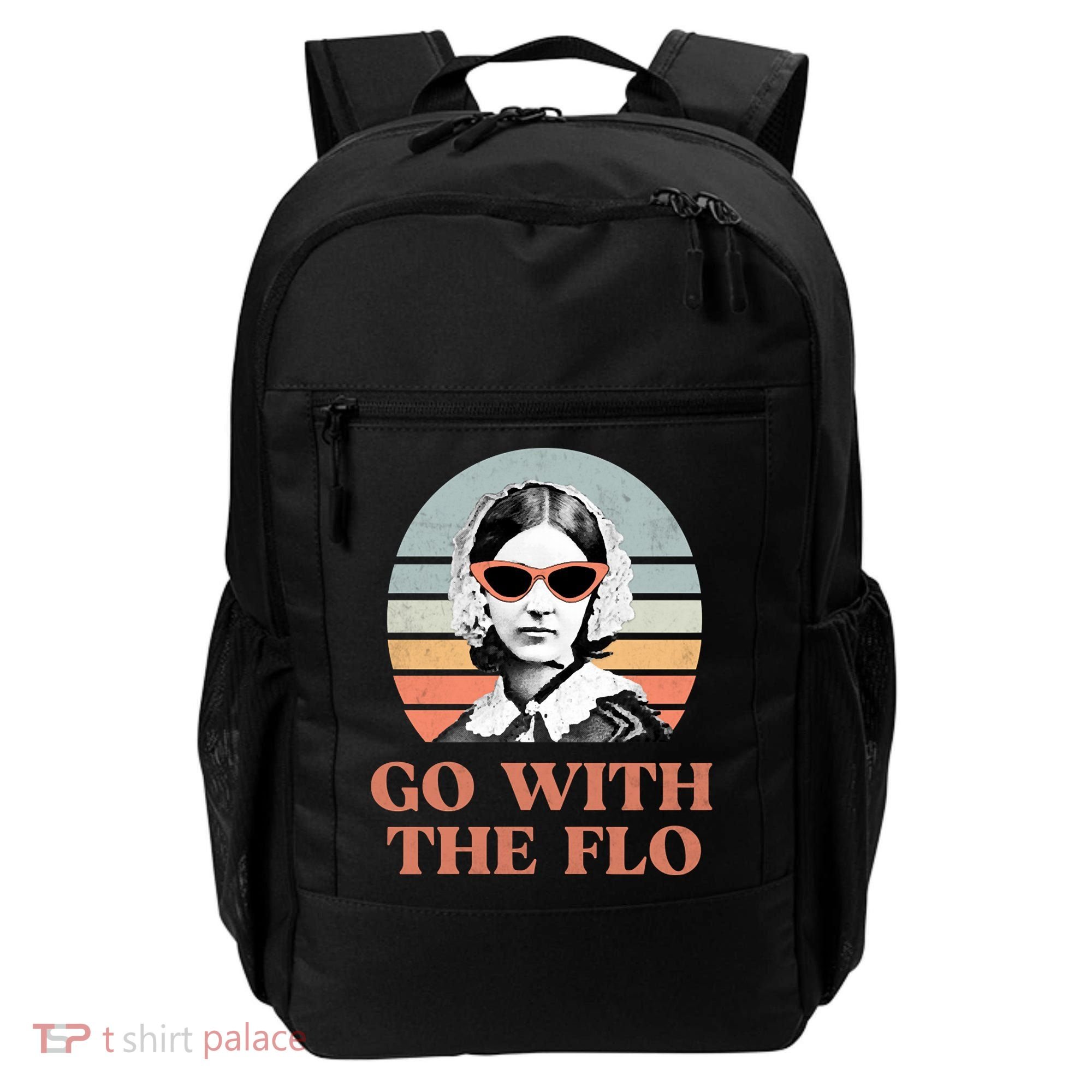 Go With The Flo Funny Nursing Backpack