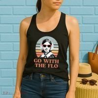 Go With The Flo Funny Nursing Women's Tank Top thumb 2