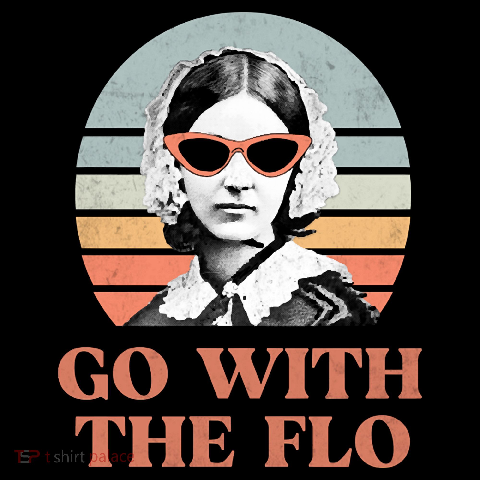 Go With The Flo Funny Nursing Women's Tank Top