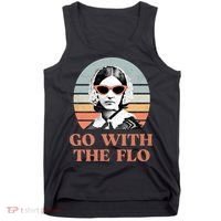 Go With The Flo Funny Nursing Tank Top thumb 0