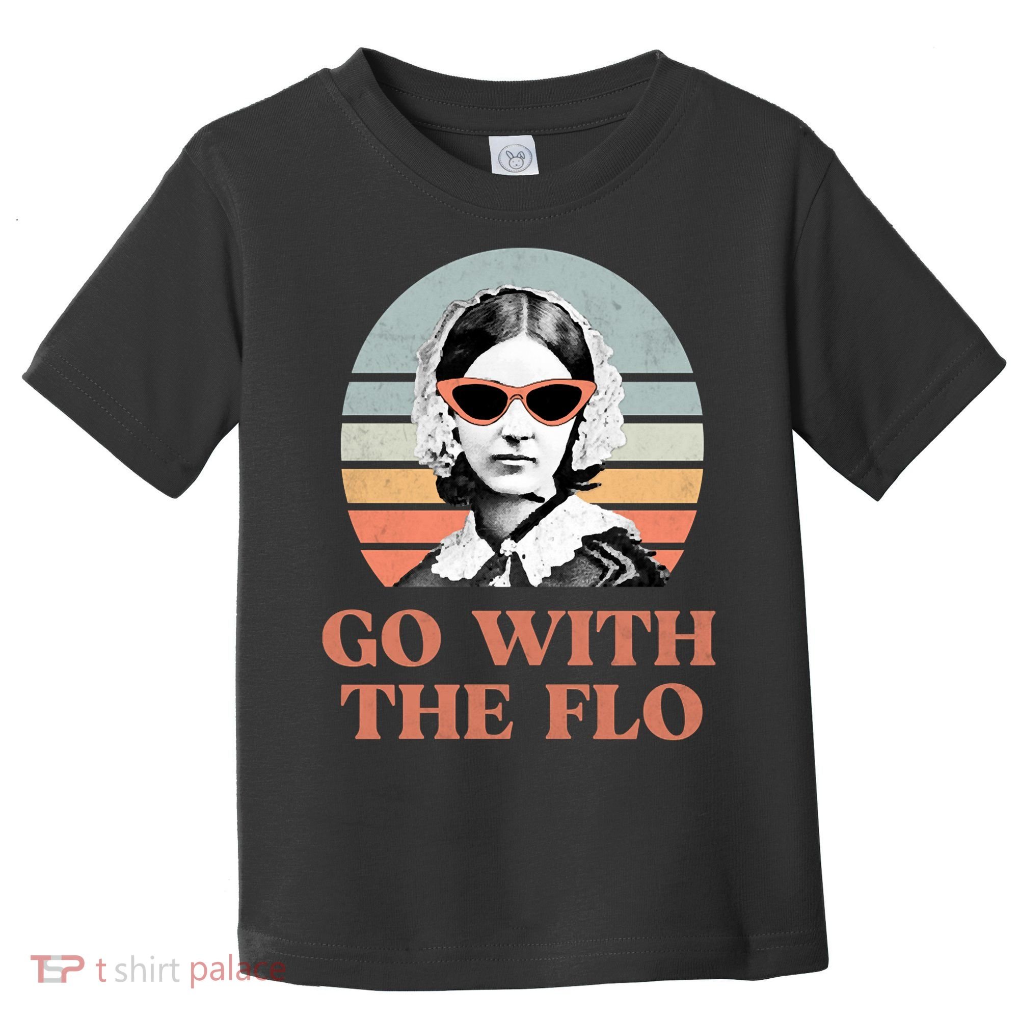 Go With The Flo Funny Nursing Toddler T-Shirt
