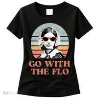 Go With The Flo Funny Nursing Women's T-Shirt thumb 0