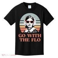 Go With The Flo Funny Nursing Kids T-Shirt thumb 0
